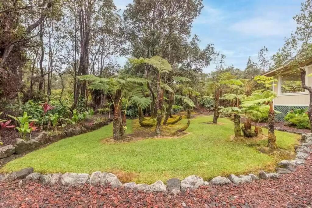 Hau'Oli Place Tiki Cottage In Volcano Zewnętrze zdjęcie